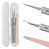 WSYUB Blackhead Remover Tweezers,Ingrown Hair Tweezers, Precision Blackhead Pimple Extractor, Cell Clips Tweezers, Tweezers for Women Facial Hair