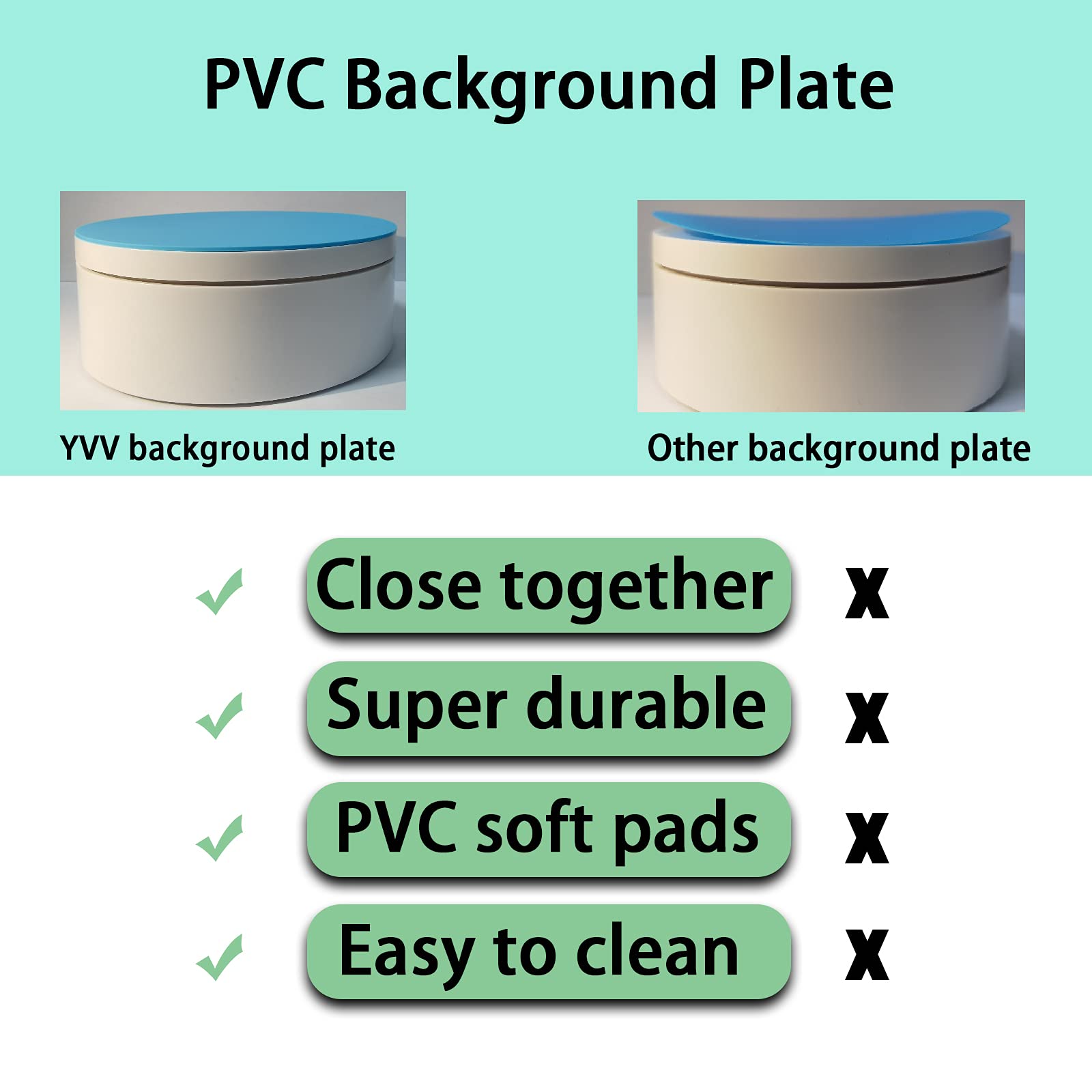 YVV Turner Cup Rotating Display Stand for Epoxy Glitter Tumbler, 360 Degree Automatic Mute Rotating Turntable for Photography Products Tumbler Making Supplies Spinner 4.72*1.77in Motorized Rotation