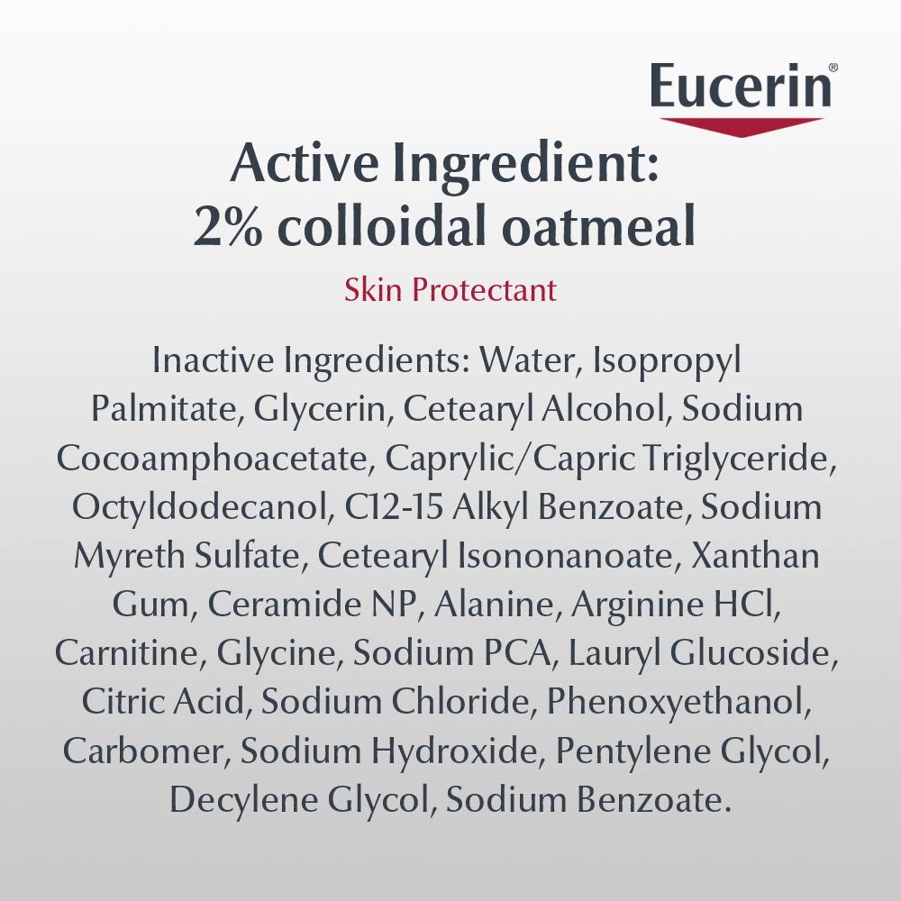 Eucerin Baby Eczema Relief Cream Body Wash, Fragrance Free Eczema Body Wash for Babies with Colloidal Oatmeal, 13.5 Fl Oz Bottle