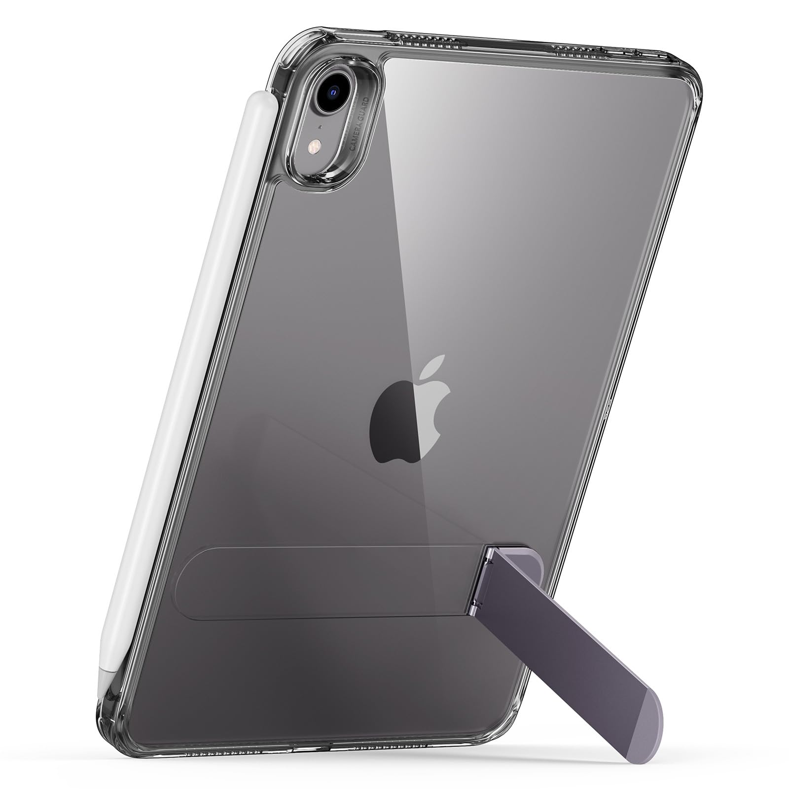 ESR for iPad Mini 7 A17 Pro Case, iPad Mini 7th/6th Generation Case with Stand(2024/2021), 3 Stand Modes, Slim and Light, Drop Safe, Supports Pencil Pro & Pencil (USB-C), Boost Kickstand Case, Clear