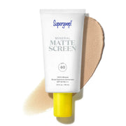 Supergoop! Mineral Mattescreen (SPF 40) - 45 mL - 100% Mineral, Oil-Free Broad Spectrum Sunscreen - Smooths SkinÃ¢ÂÂs Appearance, Minimizes Pores & Controls Shine - Water & Sweat Resistant