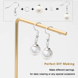 925 Sterling Silver Plated Earring Hooks 150 PCS/75 Pairs,Ear Wires Fish Hooks,500pcs Hypoallergenic Earring Making kit with Jump Rings and Clear Silicone Earring Backs Stoppers (Silver)