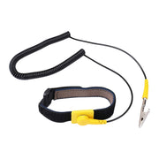 Anti Static Wrist Strap, 11" Anti Static Wristband Grounding Bracelet with Alligator Clip and Extendable Long Cable, Fits Wrist Circumference " 6" to 8.5". [Regular Size]