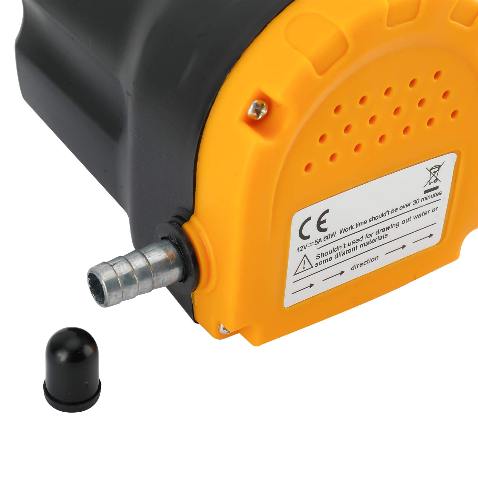 Amarine Made Oil Pump, Oil Extractor Pump 12V, 60w Oil Removal Pump for Oil Change, Electric Transfer Oil Pump, Easily Scavenge Oil from Cars, Motorcycles, RVs, Boats, and lawn Equipment