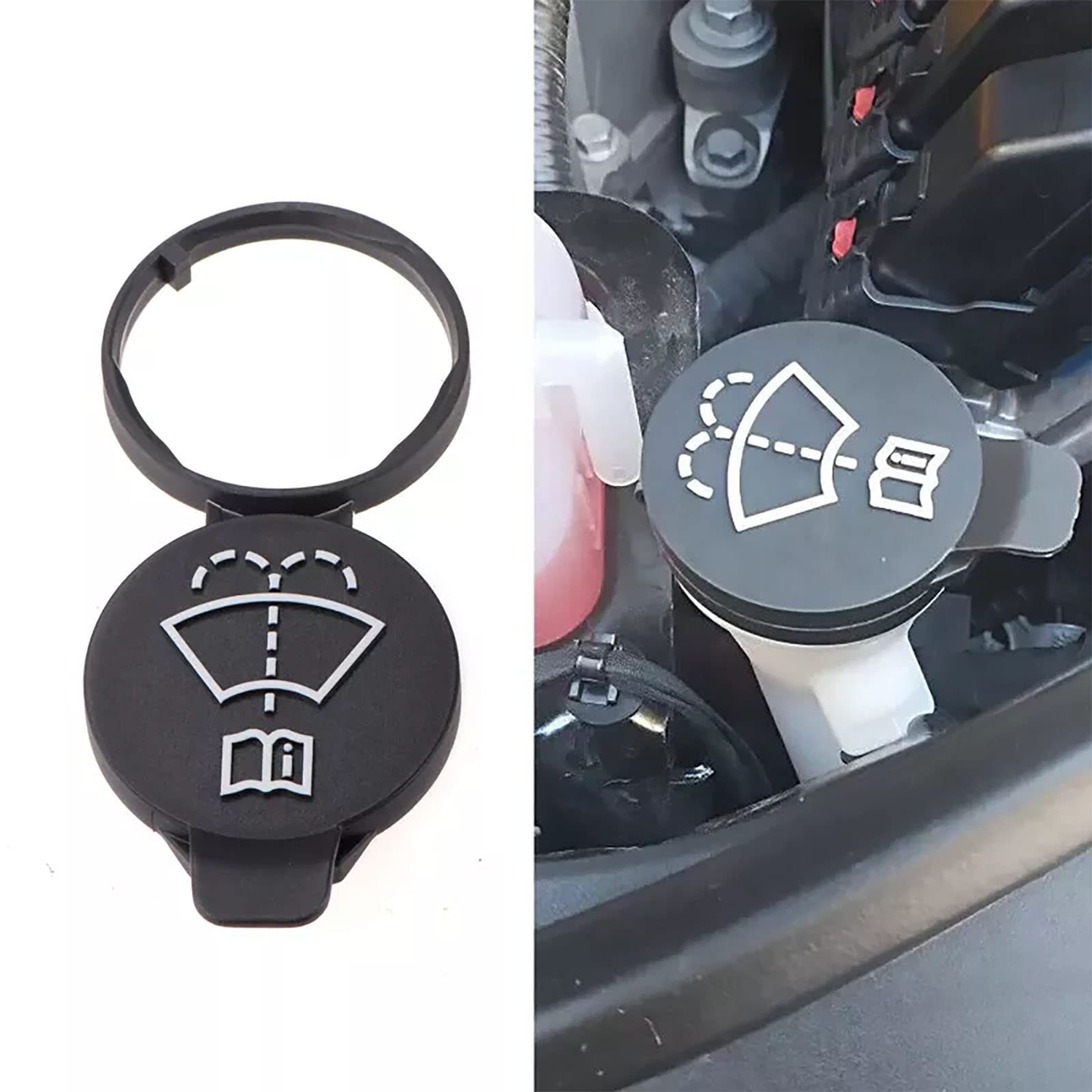 Windshield Wiper Washer Fluid Reservoir Tank Bottle Cap Cover For Chevrolet，For Buick, For Cadillac, For GMC，For Chevrolet part of the model