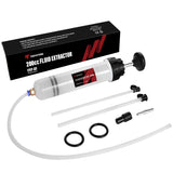 Thorstone Automotive Fluid Extractor Pump, Oil Change Syringe with Hose, Manual Fuel Suction & Filler, Fluid Oil Change Evacuator (7 Oz./0.21 Qt./200 CC)