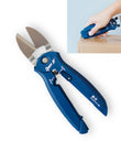 Zibra Open-It! All-In-One Multi Tool with Heavy-Duty Scissors, Box Cutter, Screwdriver, and Package Opener, Blue