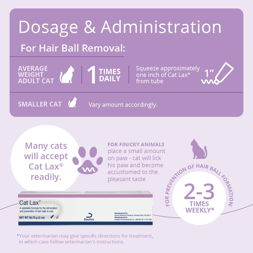CatLax for Hairball Elimination and Prevention in Cats, 2 oz
