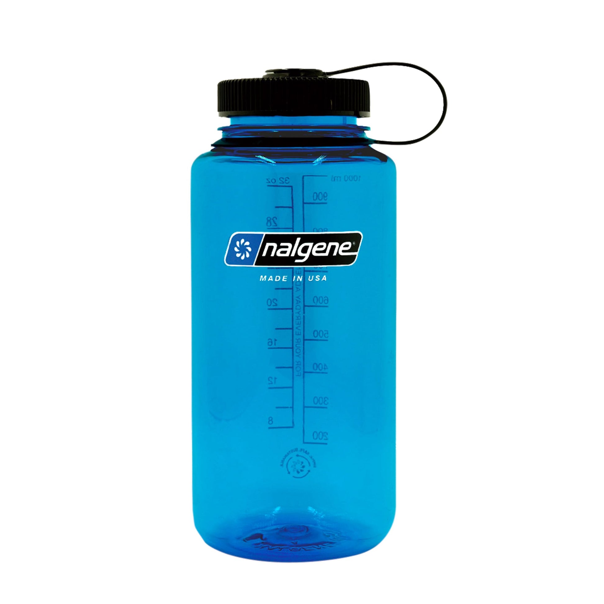 Nalgene Sustain Tritan BPA-Free Water Bottle Made with Material Derived from 50% Plastic Waste, 32 OZ, Wide Mouth, Aubergine