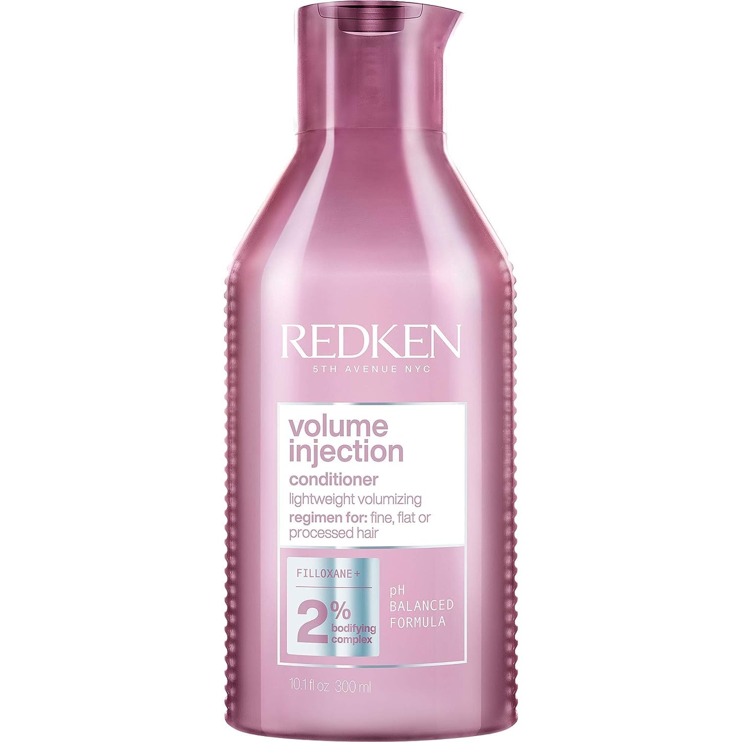 Redken Volume Injection Conditioner | Lightweight Volume Conditioner For Fine Hair | Detangles and Adds Volume & Body to Flat Hair | Soft, Shiny Finish | Paraben Free