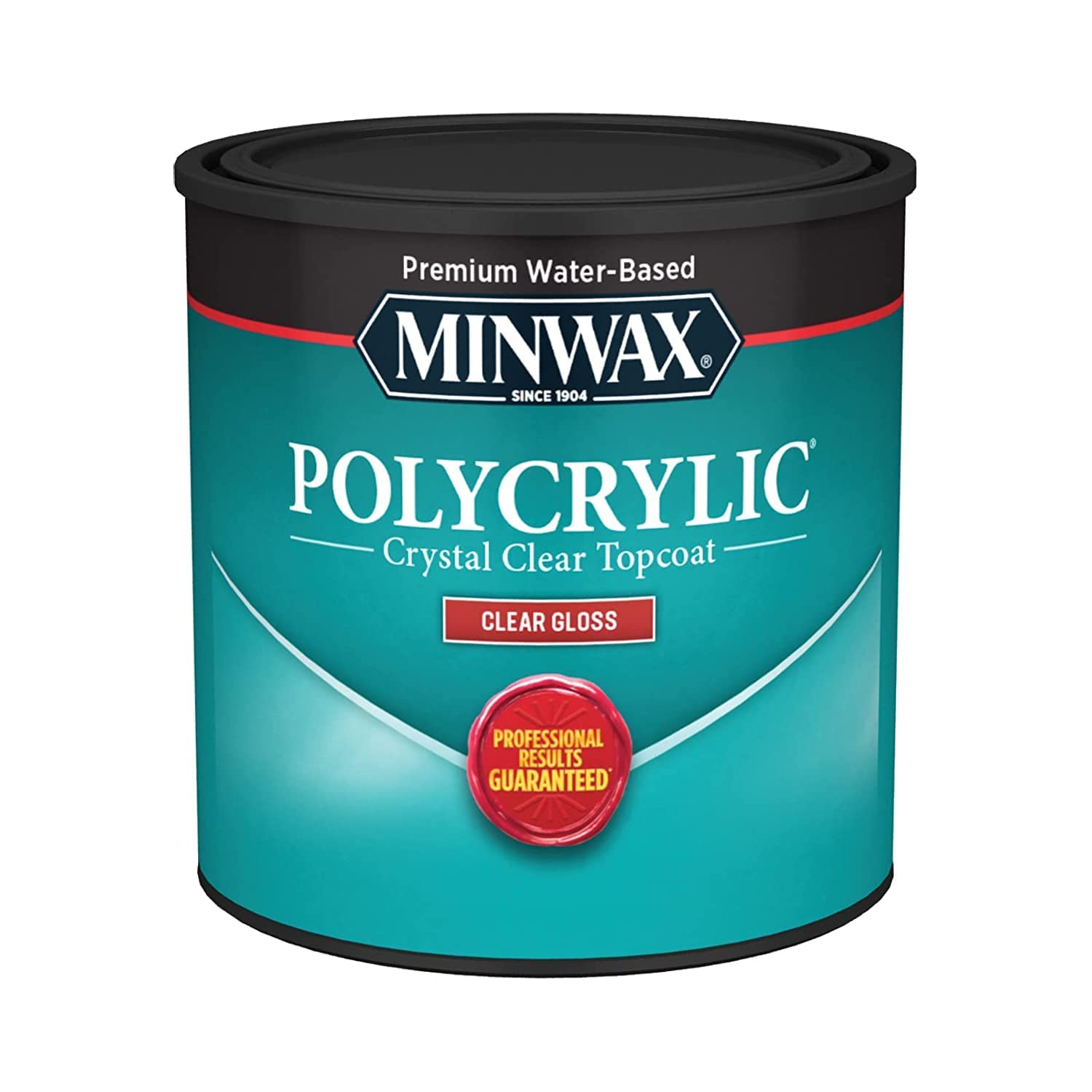 qt Minwax 63333 Clear Polycrylic Water-Based Protective Finish Satin