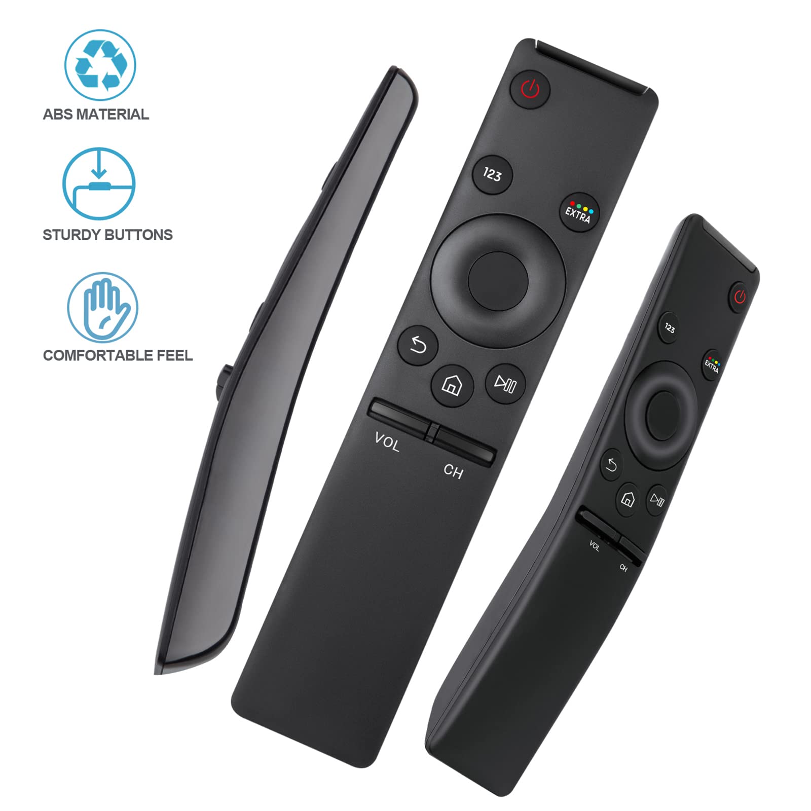 Universal for Samsung-TV-Remote-Control Replacement,Compatible with All Samsung Smart Frame Curved QLED TVs