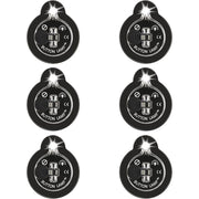 Panther Vision Button LAMP Adhesive LEDs Light Package - Lightweight, Ultra Small, Ultra Bright LED Utility Lights (6 Pack)