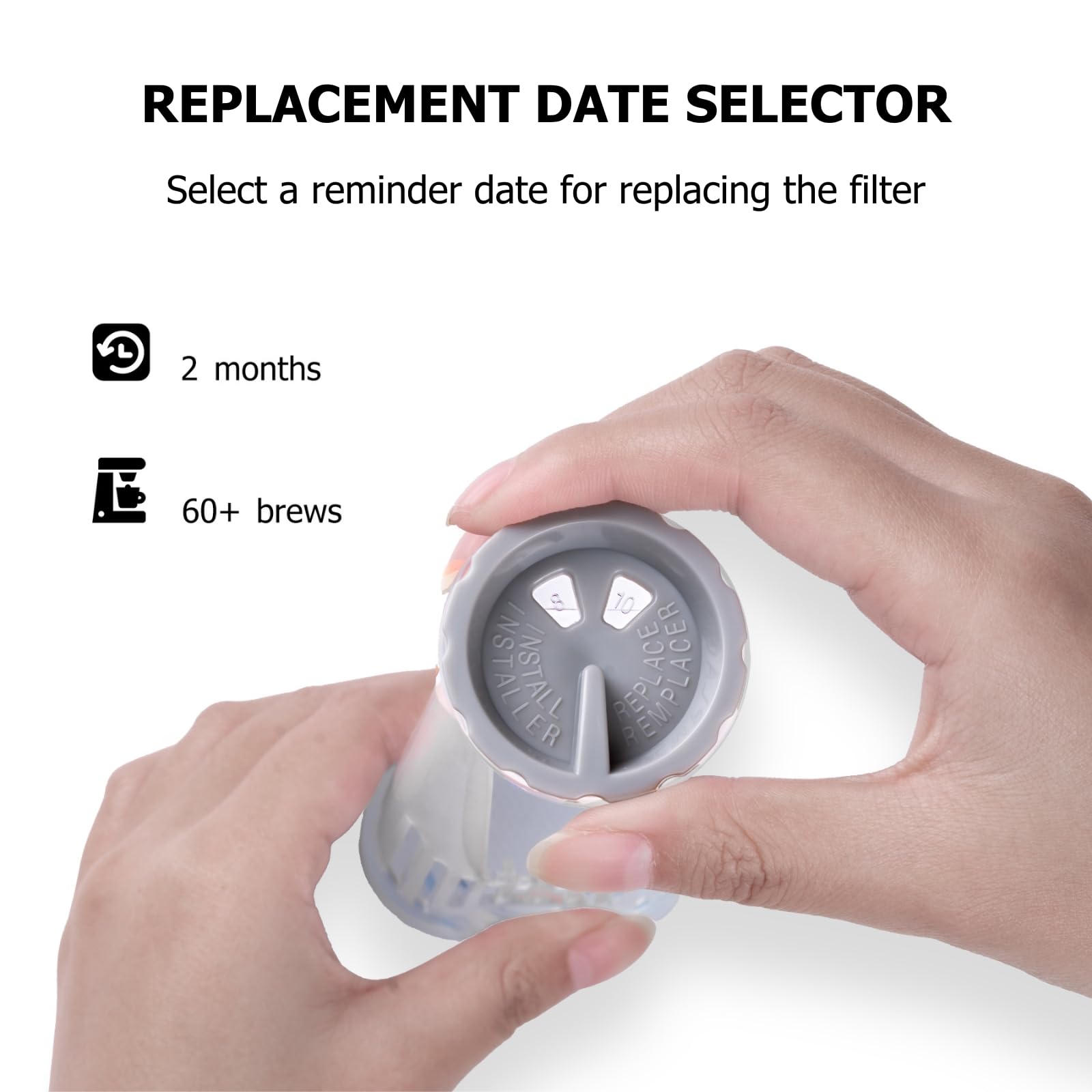 Keurig Starter Kit Replacement for K-Classic, K-Express, K-Slim, K-Iced, and Keurig 2.0 Brewers (Includes Tall Side Reservoir Filter Holder and 2 Replacement Water Filters)