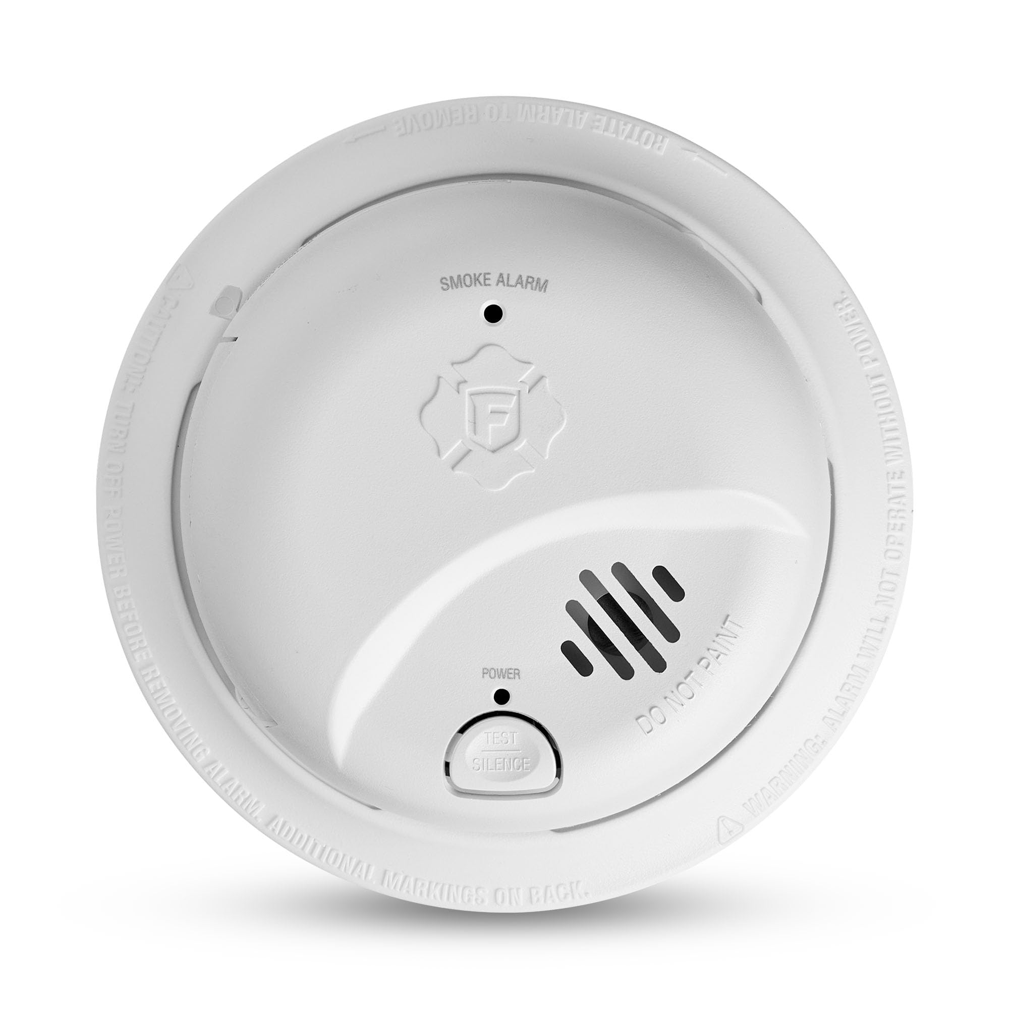 First Alert 9120B Smoke Detector, Hardwired Alarm with Battery Backup, 6-Pack