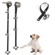 Pack of 2 Upgraded Puppy Bells Doorbells for Door Knob, Dog Bells for Potty Training-Louder Jingle, Bigger Bells for Puppies Pep Doggy Canine Pooch Pet Hound Cat, Cool Unique Gift for Dog Lover