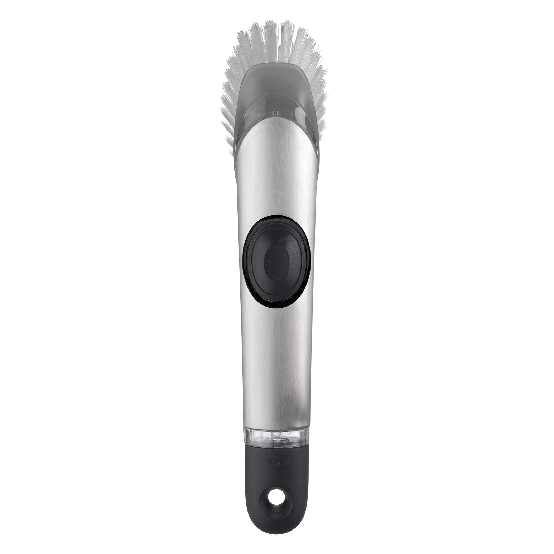 OXO SteeL Soap Dispensing Dish Brush 10 In