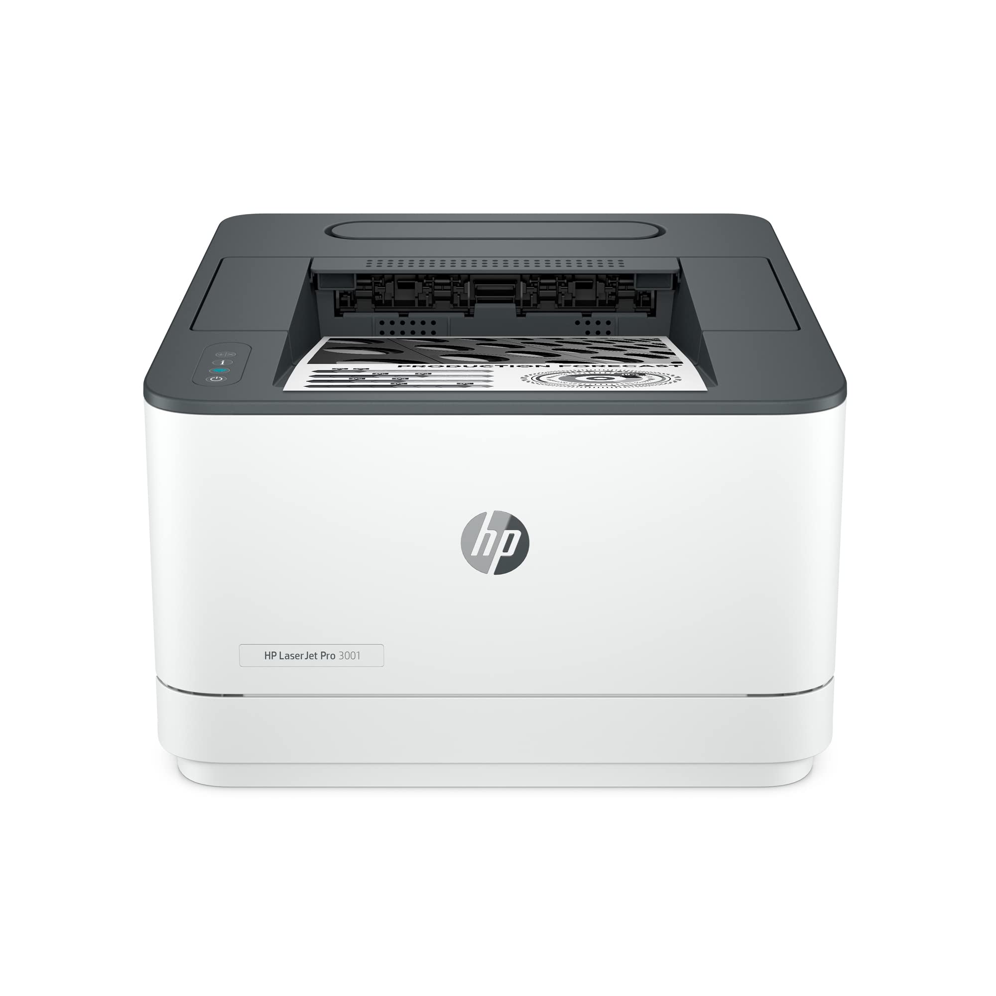 طابعة HP LaserJet Pro 3001dw اللاسلكية بالأبيض والأسود، الأفضل للمكاتب (3G65OF)