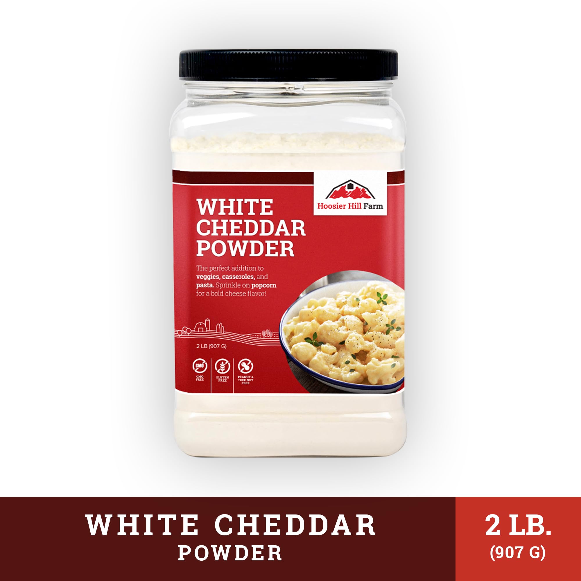 Hoosier Hill Farm White Cheddar Cheese Powder, 2LB (Pack of 1)