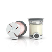 Ninja Swirl by CREAMi Pints and Lids - 2 Pack, Compatible with NC700 Series Ninja Swirl Ice Cream & Soft Serve Makers, BPA-Free & Dishwasher Safe, Grey Lids, XSK7PNTLD2