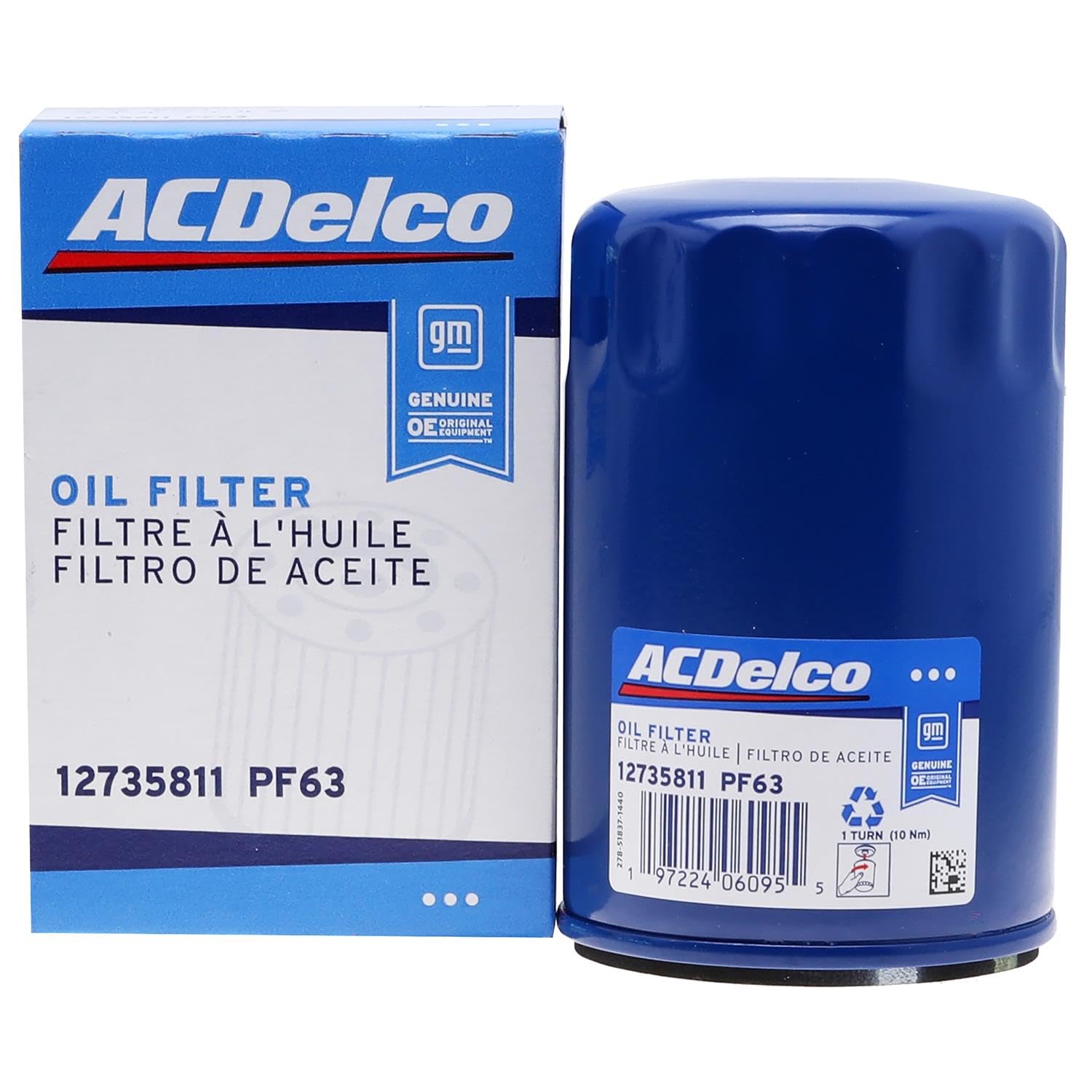ACDelco GM Original Equipment PF63 (12735811) Engine Oil Filter
