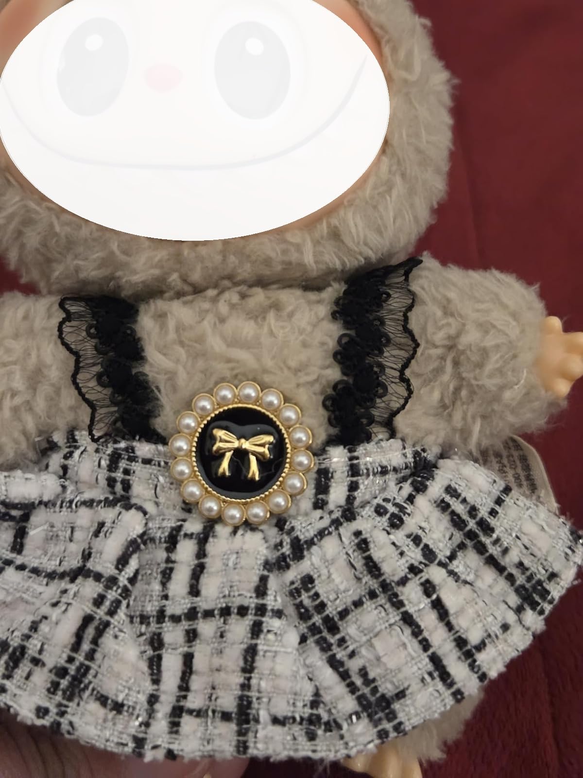 Clothes for LABUBU 17cm Doll (NO Doll),Outfit for LABUBU,Clothes Set for LABUBU Dress Up,Accessories for LABUBU