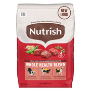 Nutrish Dry Dog Food, Real Beef, Pea & Brown Rice Recipe Whole Health Blend for Adult Dogs, 40 lb. Bag, Packaging May Vary (Rachael Ray)