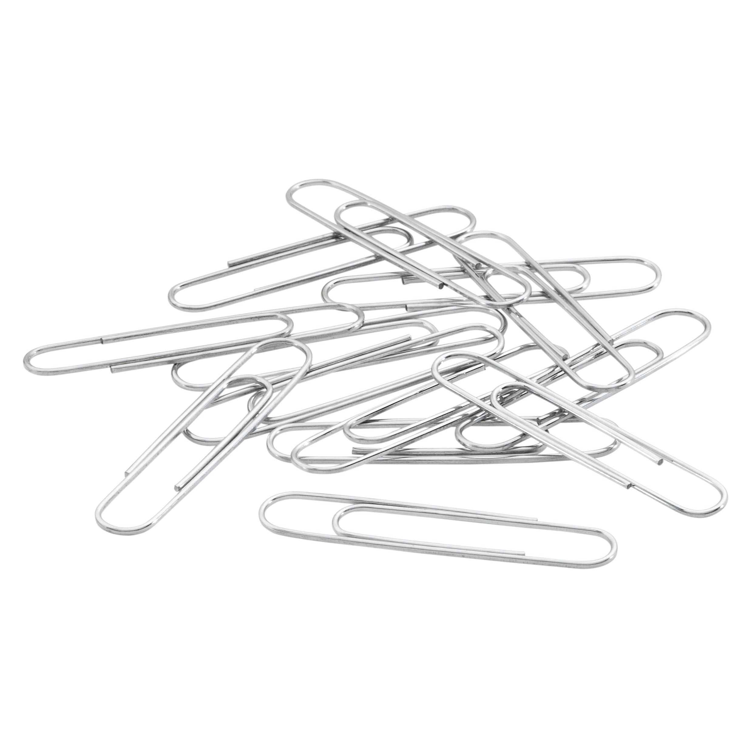 ACCO Paper Clips, Jumbo, Smooth, 100 Clips/Box, 1 Box (72580)
