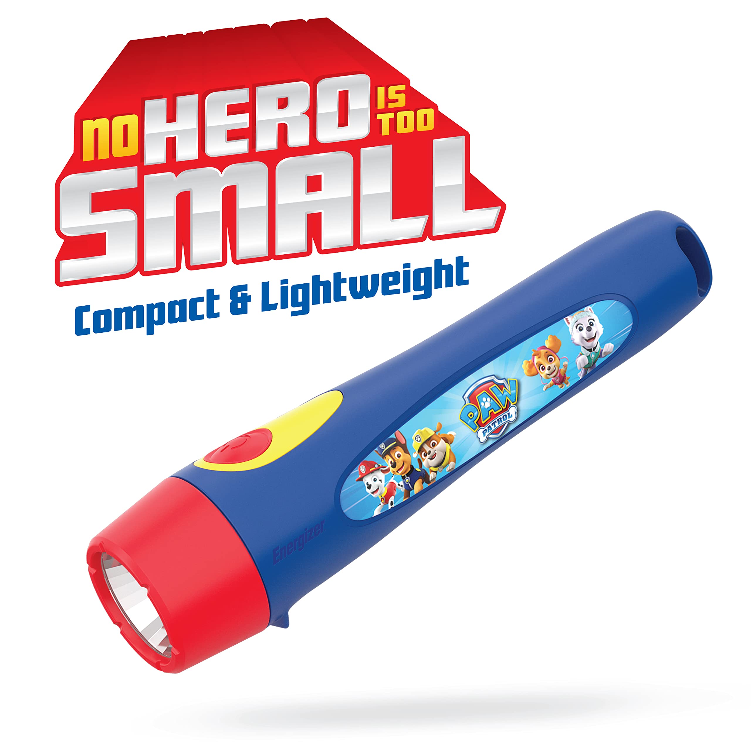 Energizer PAW Patrol Flashlights (2-Pack), Paw Patrol Toys for Boys and Girls, Great Lightweight LED Flashlights for Kids (Batteries Included)
