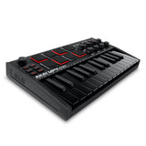 AKAI Professional MPK Mini MK3 - 25 Key USB MIDI Keyboard Controller With 8 Backlit Drum Pads, 8 Knobs and Music Production Software included, Black