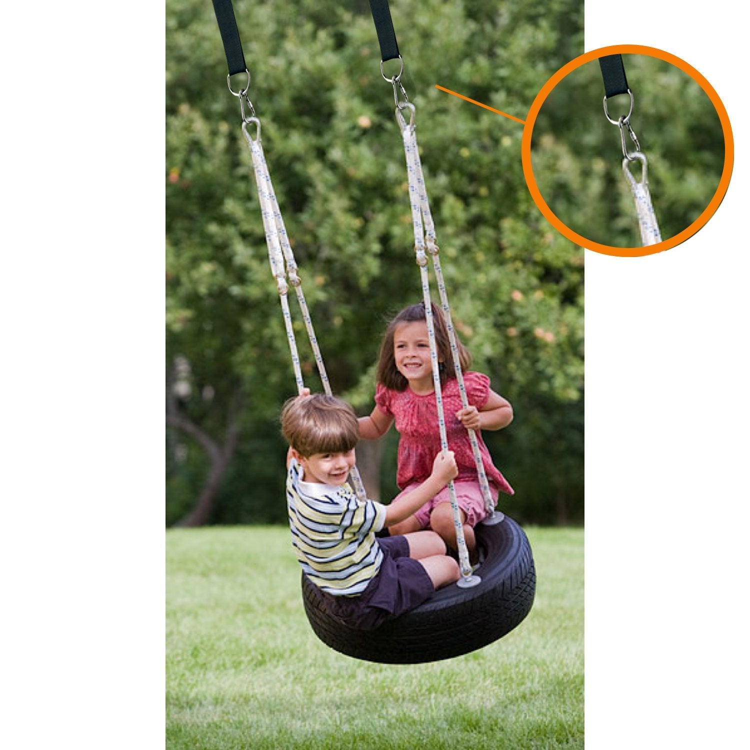 Tree Swing Hanging Straps Kit, Heavy Duty Holds 2200LBS 5FT Extra Long, with Safer Lock Snap Carabiners & Carry Pouch Bag