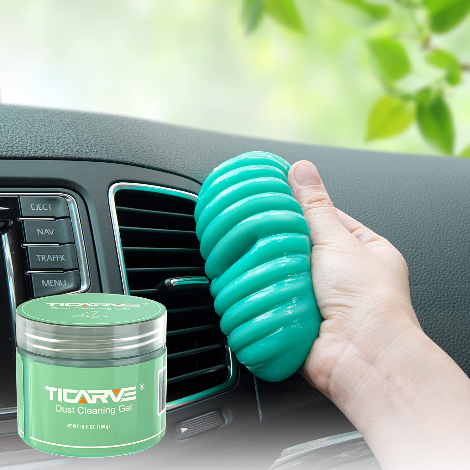 TICARVE Car Cleaning Gel Car Detailing Putty Car Cleaning Putty Gel Auto Detailing Tools Car Interior Cleaner Car Cleaning Kits Cleaning Slime Keyboard Cleaner Yellow