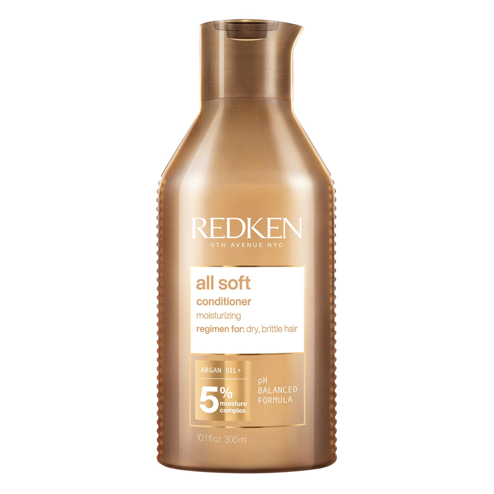 Redken All Soft Conditioner | Für trockenes, sprödes Haar | Spendet Feuchtigkeit & sorgt für intensive Geschmeidigkeit | Mit Arganöl | 300 ml
