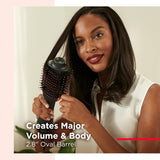 REVLON One-Step Volumizer Hair Dryer and Styler | Less Frizz, More Shine, and Less Heat Damage for Fast and Easy Salon-Style Blowouts, for all Hair Types and Lengths (Black)