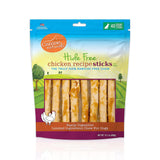 Canine Naturals Chicken Recipe Chew - Rawhide Free Dog Treats - Made From USA Raised Chicken - All-Natural and Easily Digestible - 10 Count of 5 Inch Stick