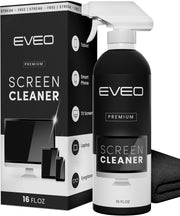 Screen Cleaner Spray (16oz) - Large Screen Cleaner Kit- TV Screen Cleaner, Computer Screen Cleaner, for Laptop, Phone, Ipad - Computer Cleaning kit Electronic Cleaner - Microfiber Cloth Wipes