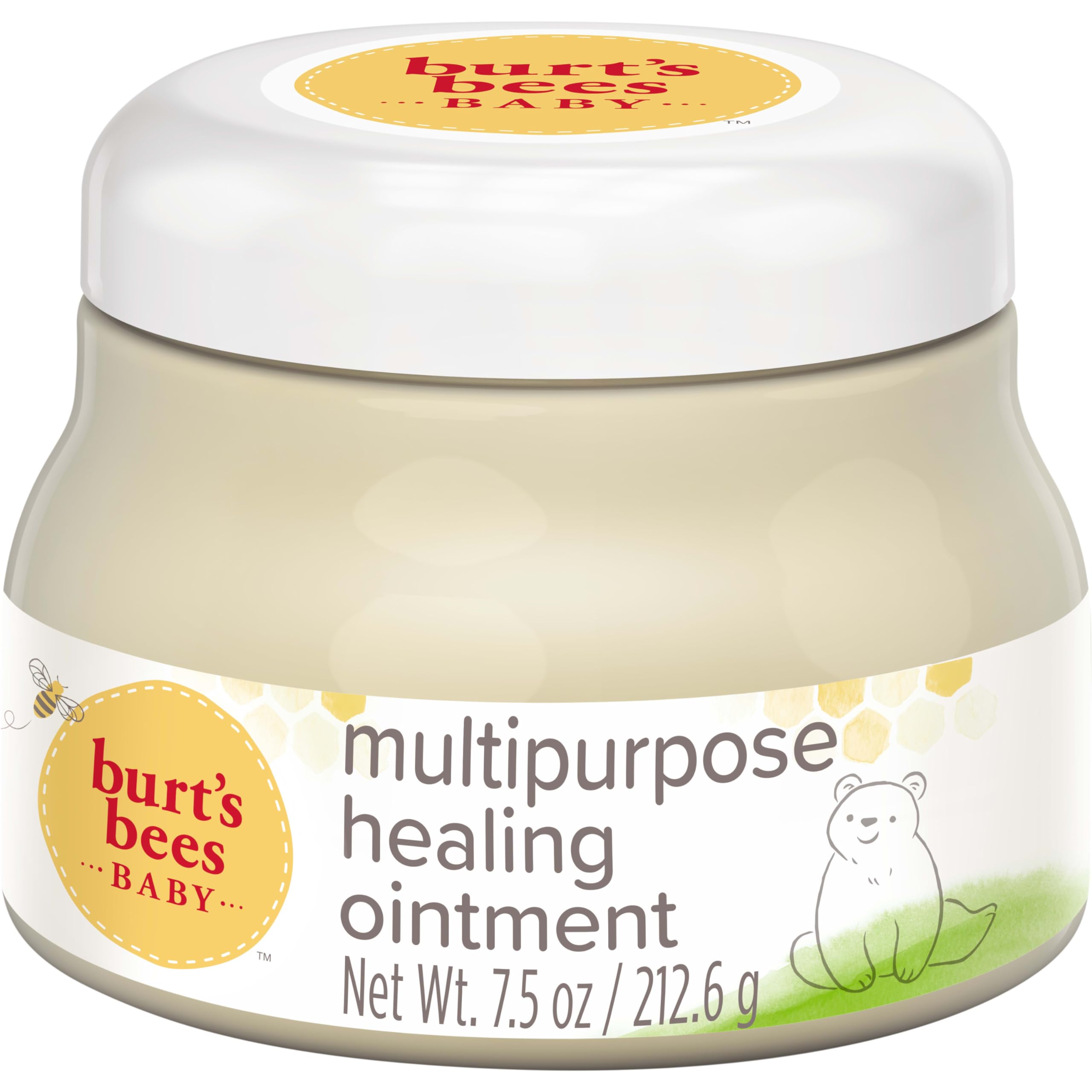 Burt's Bees Baby 100% Natural Multipurpose Ointment, Face & Body Baby Ointment - 7.5 Ounce Tub