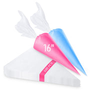 Tamodan Piping Bags 100PCS & 16 Inches Tipless Piping Bags, Extra Thick Pastry Bags Disposable, Non-Slip Icing Piping Bags Disposable Design, Cake Decoration.