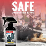 Arrest My Vest Military and Police Grade Odor Eliminating Spray for Body Armor Odor, Tactical Gear. Safe on K9's. Safe on All Ballistic Vests and Fabrics - Midnight Fragrance - 2 16 oz Bottles