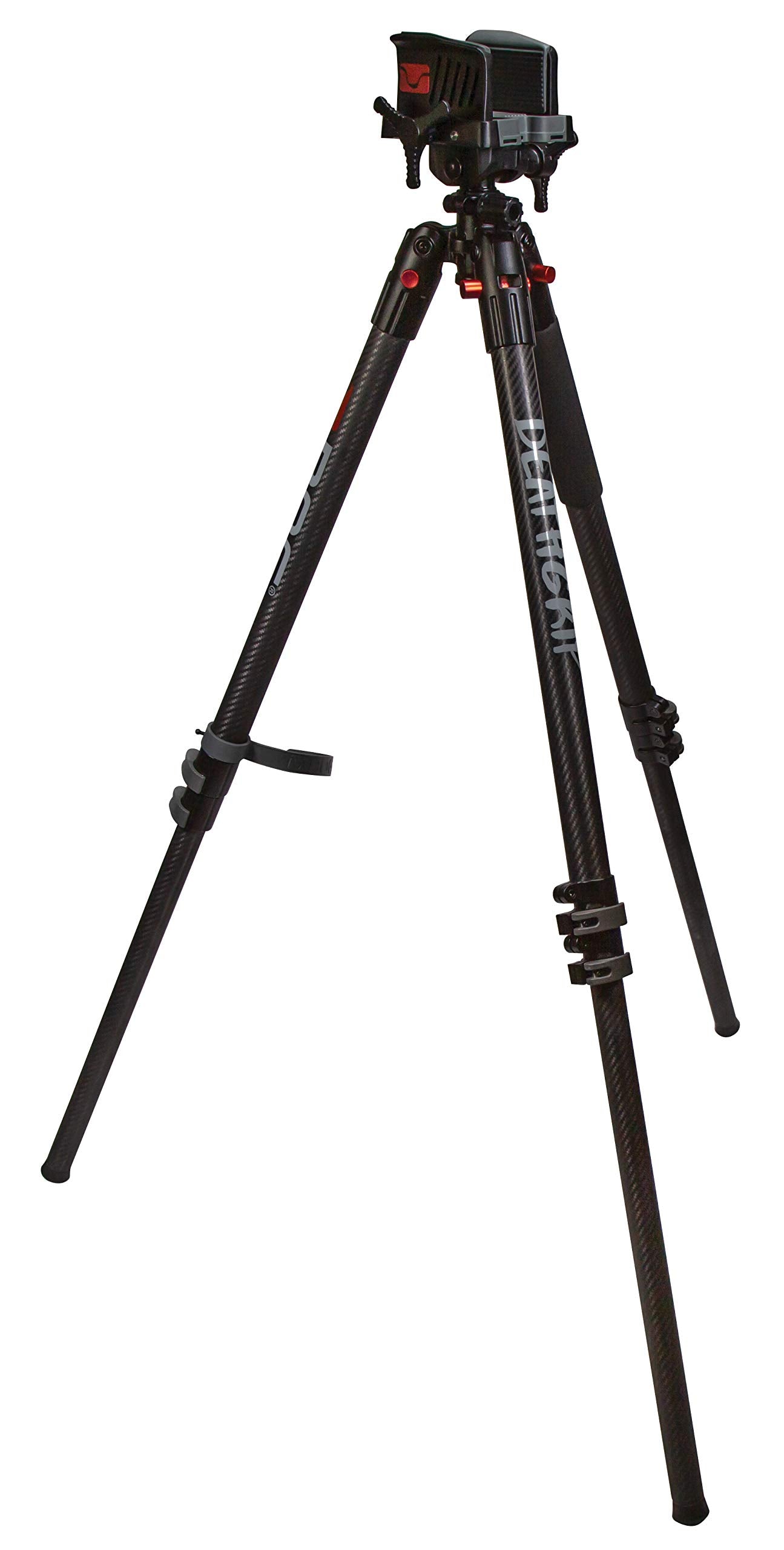 BOG DeathGrip Aluminum Tripod with Durable Aluminum Frame, Lightweight, Stable Design, Bubble Level, Adjustable Legs, Shooting Rest, and Hands-Free Operation for Hunting, Shooting, and Outdoors