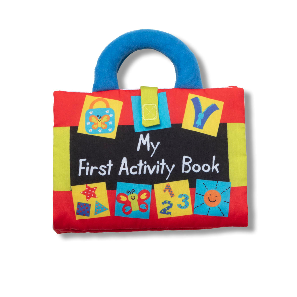 Melissa & Doug K's Kids My First Activity Book 8-Page Soft Book for Babies and Toddlers Early Learning Developmental Plush Soft Activity for Babies and Toddlers