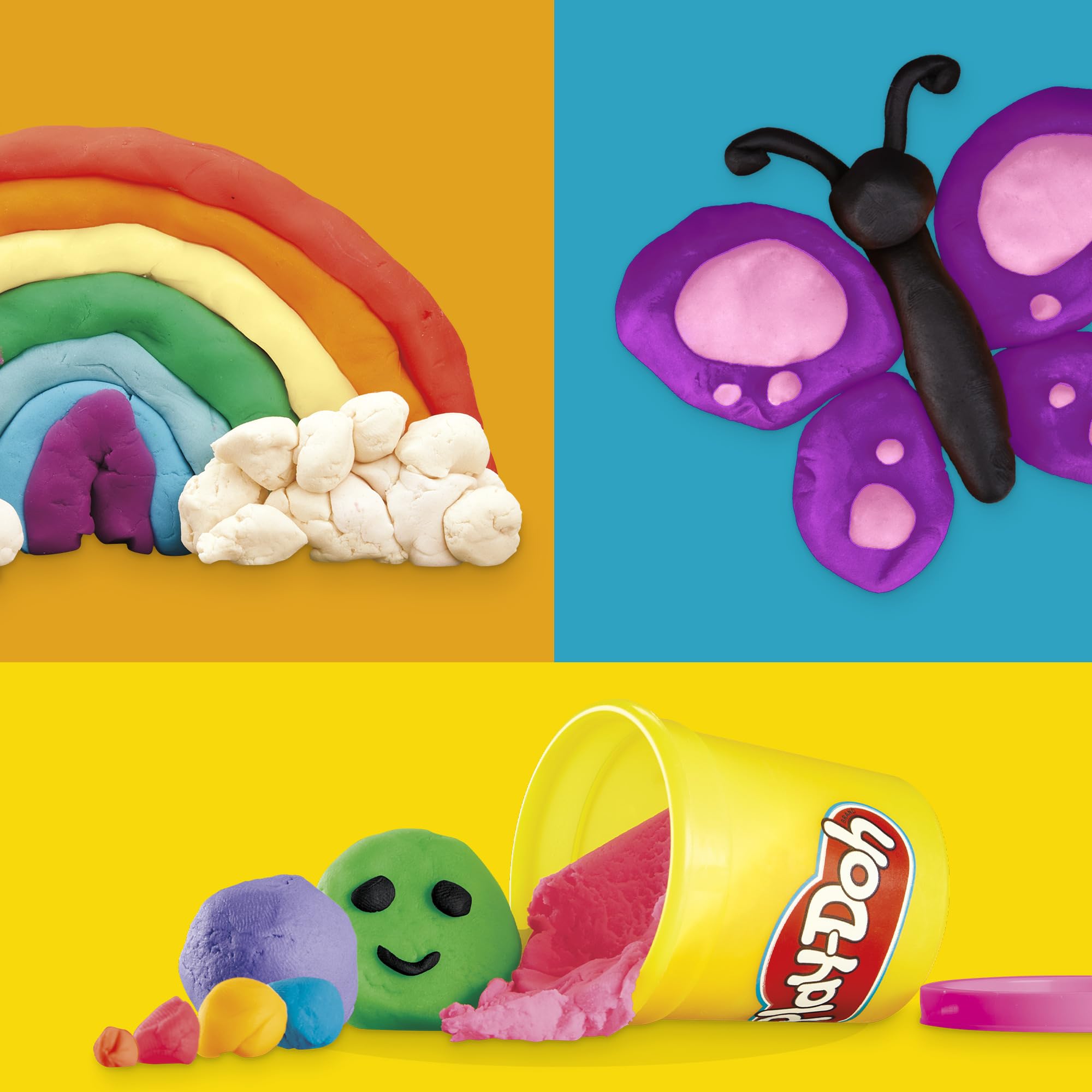 Play-Doh Jewel Colors Bulk 12-Pack of 4-Ounce Cans, Party Favors, Back to School Gifts, Prizes, & Party Favors, Kids Arts & Crafts, Preschool Toys, Ages 2+ (Amazon Exclusive)