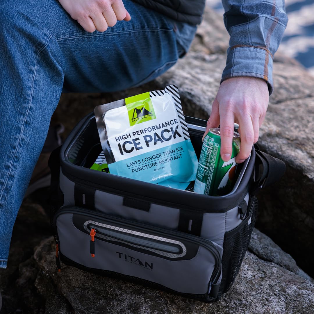 Titan Deep Freeze High Performance Ice Pack - (2 Pack) 250g - Long-Lasting, Puncture Resistant Cold Pack
