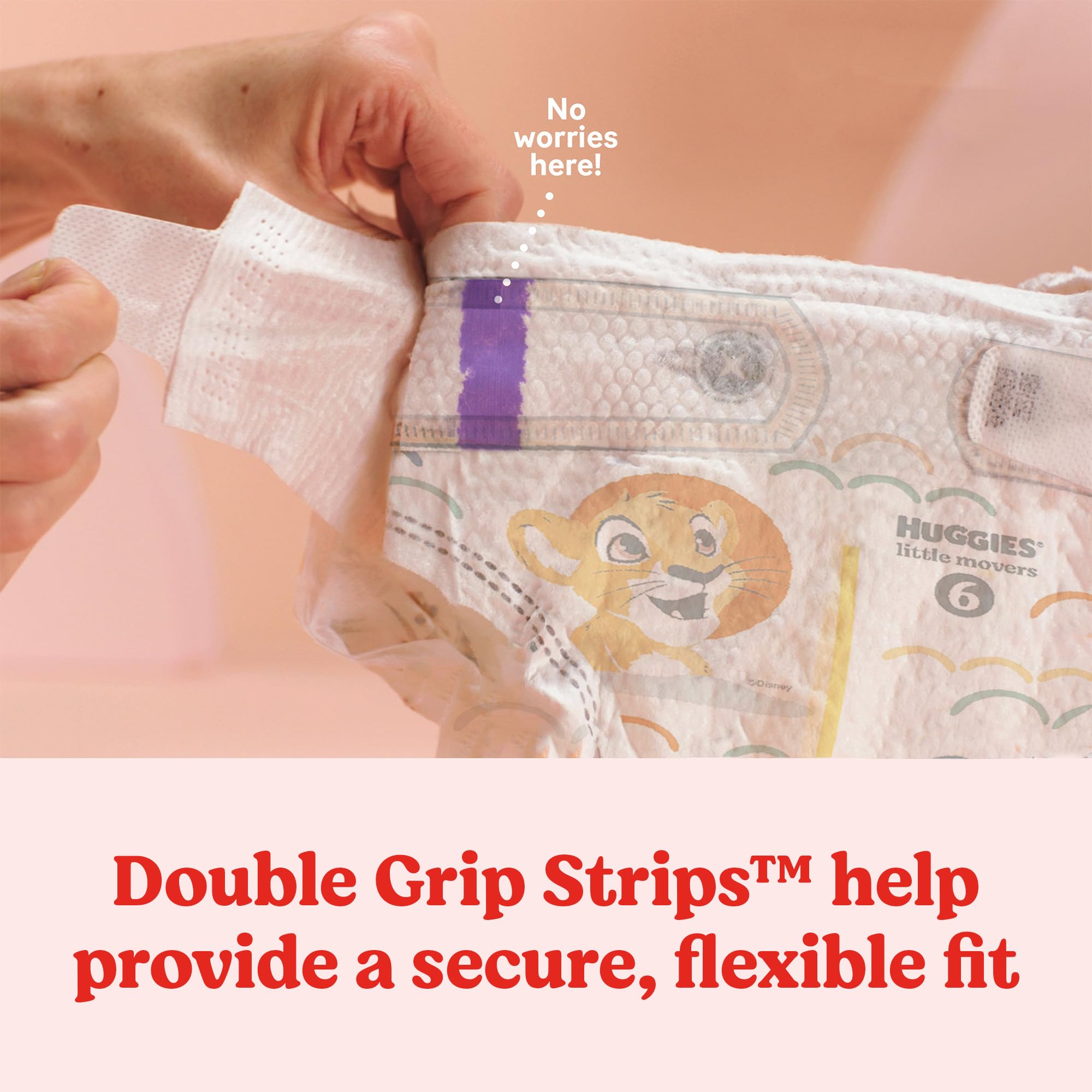 Huggies Size 4 Diapers, Little Movers Baby Diapers, Size 4 (22-37 lbs), 150 Count (6 Packs of 25), Packaging May Vary