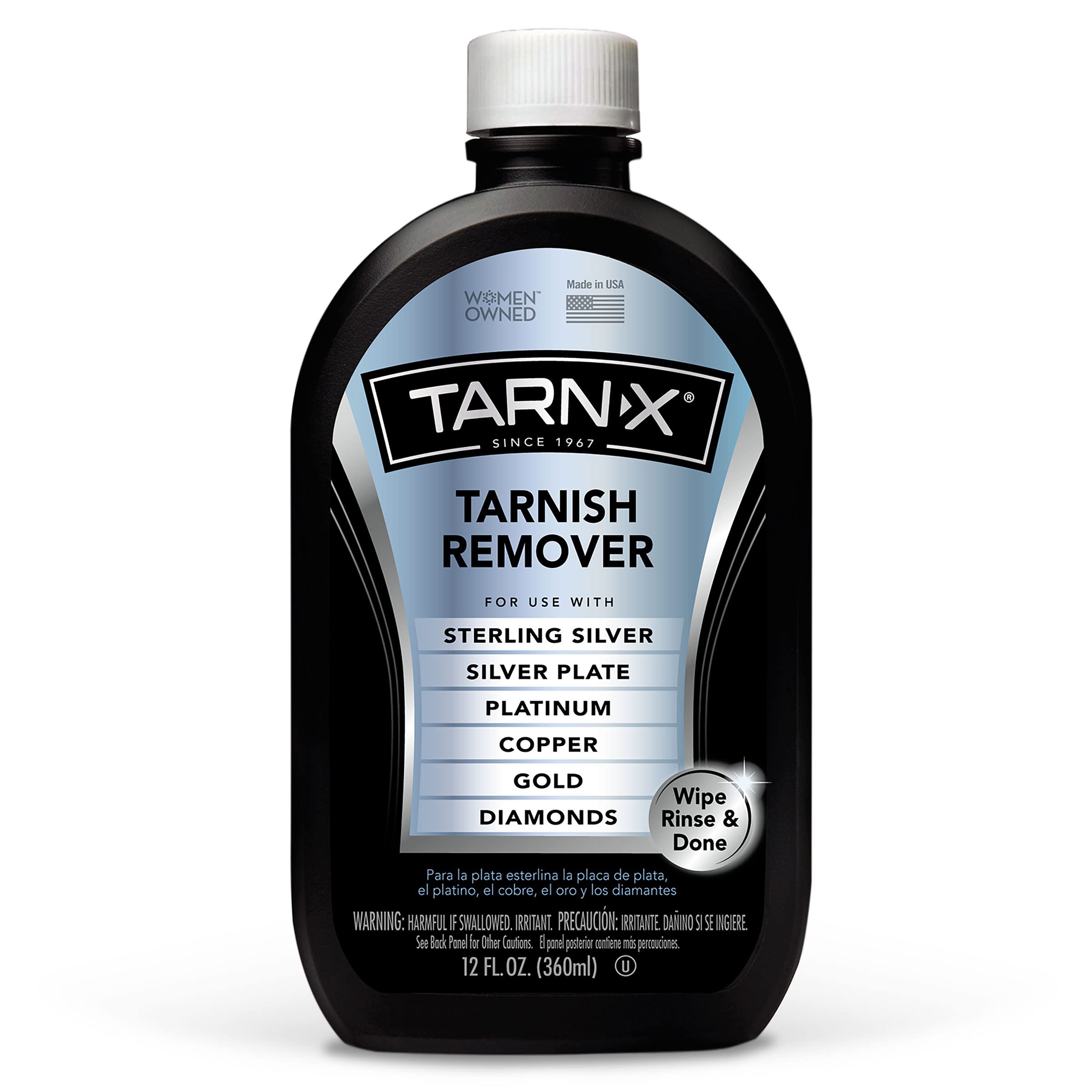 Tarn-X Tarnish Remover, 12 Ounce Bottle (Packaging May Vary)