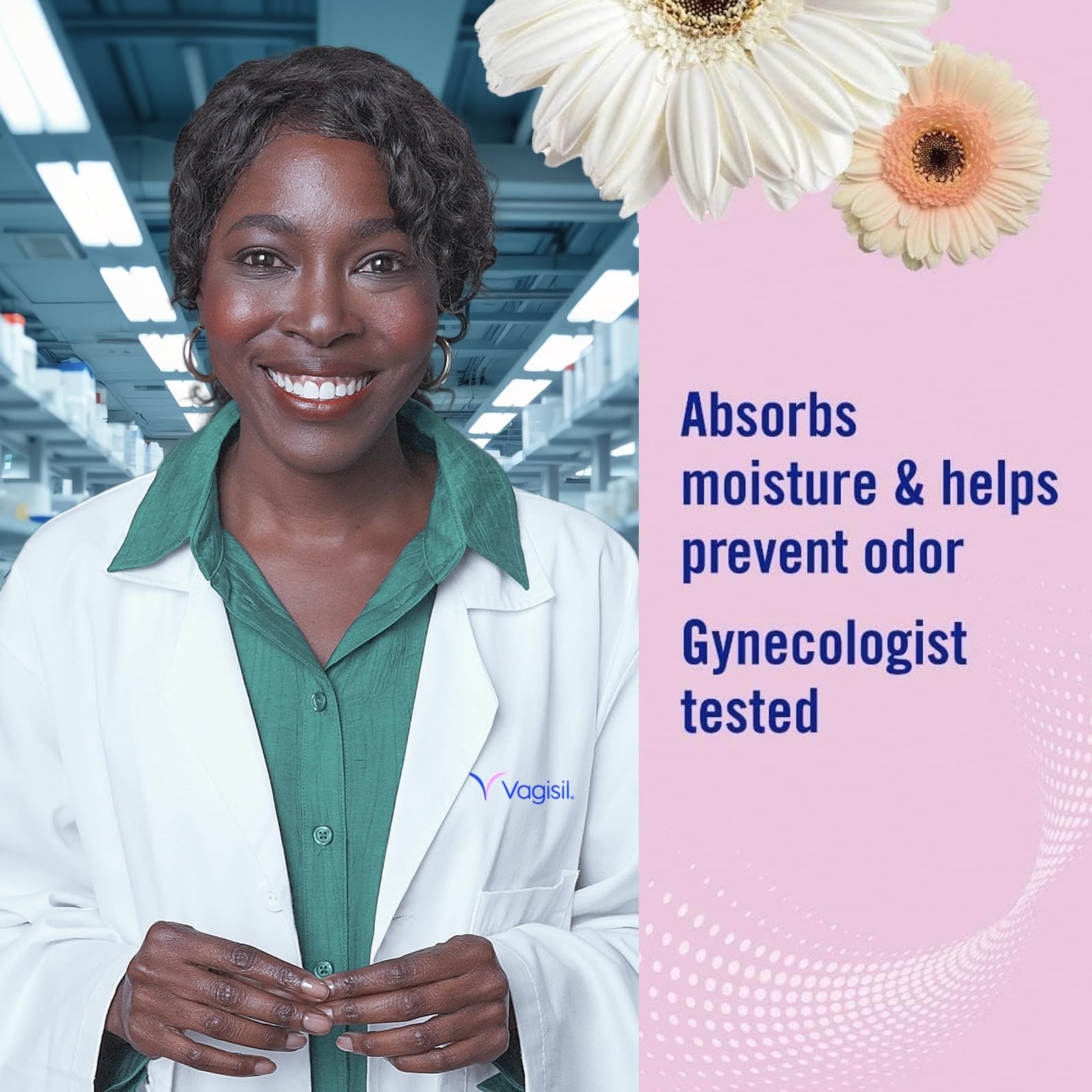 Vagisil Odor Block Deodorant Powder for Women, Helps to Prevents Chafing, Talc-Free, 8 Ounce (Pack of 1)