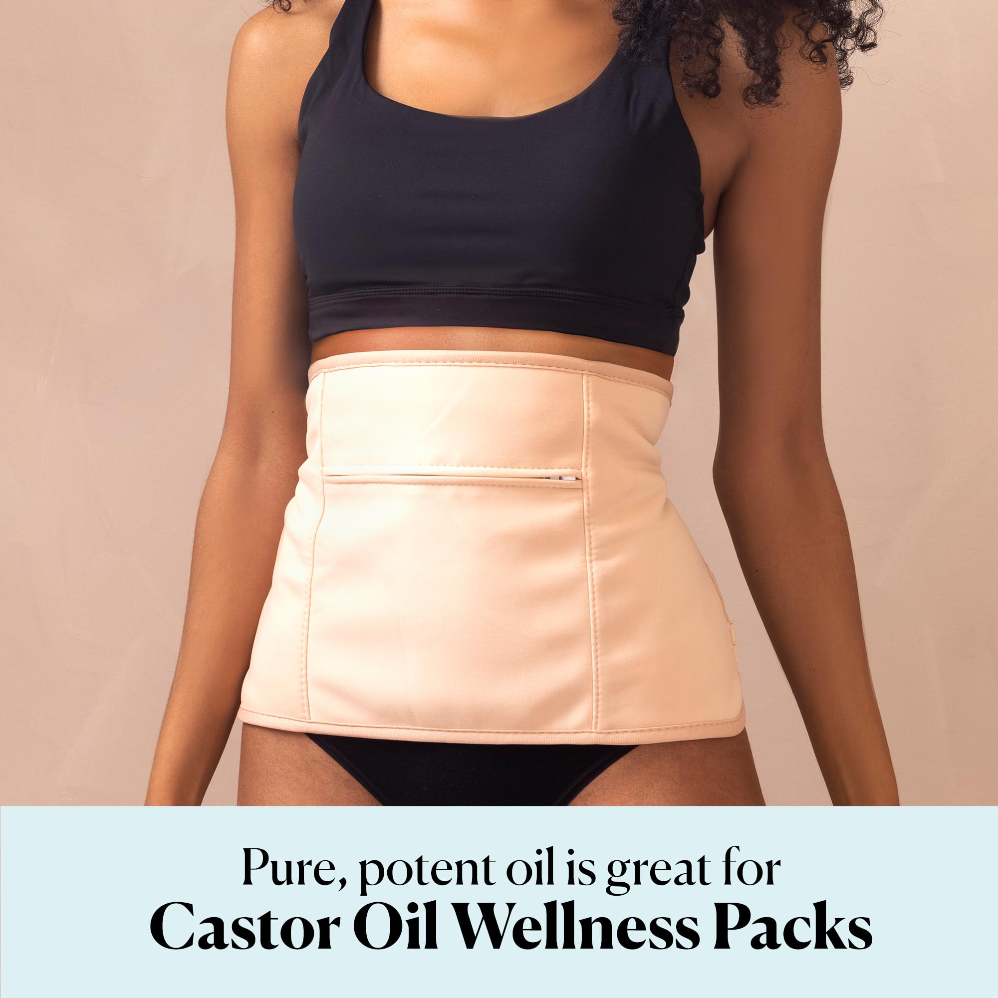 Sky Organics Organic Castor Oil, 100% Pure, Hexane Free, Cold-Pressed to Support Stronger, Fuller-Looking Hair, Eyelashes & Eyebrows,Good for Castor Packs, Navel Oiling, Carrier Oil Use, 16 fl oz