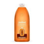 Method Hardwood Floor Cleaner Squirt + Mop Refill, Almond, For Sealed Hardwood and Laminate Floors, 68 Fl Oz (Pack of 1)