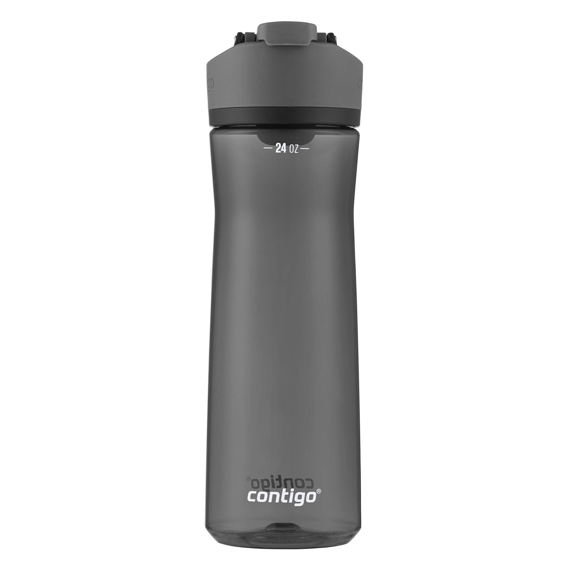 Contigo AUTOSEAL Cortland 24oz Water Bottle, BPA-Free Plastic, Spill, Leak-Proof Lid, and Carry Handle, Dishwasher Safe, Spirulina