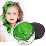 EFLY Hair Wax, Temporary Green Hair Color Wax for Hairstyling - 4.23 oz Hair Pomades for Men and Women